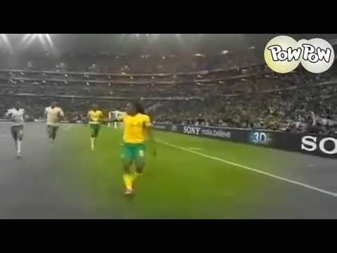 The first goal of the South African World Cup!